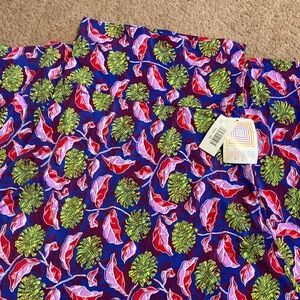 Purple, pink, flowered maxi from LuLaRoe